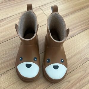 B1G1 🌟 H&M Brown Bear Toddler Rain Boots